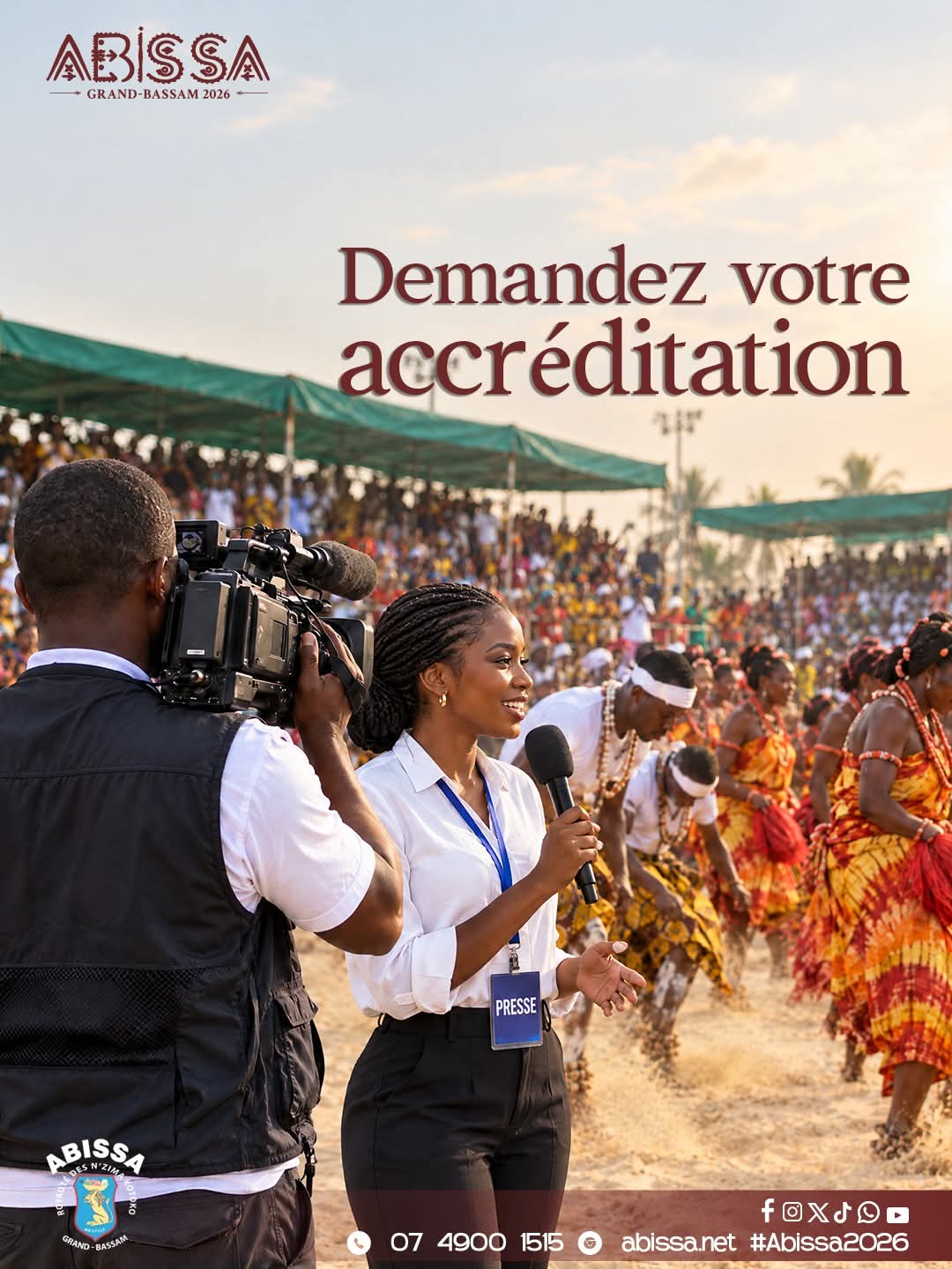 Accréditations sur l'application mobile